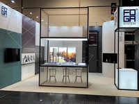 Anoduoto aliuminio konstrukcijų mobilus parodų stendas FOGA