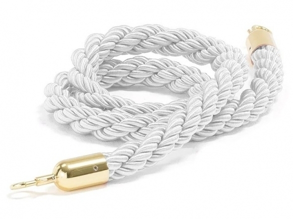 Braided rope, gold ends 1