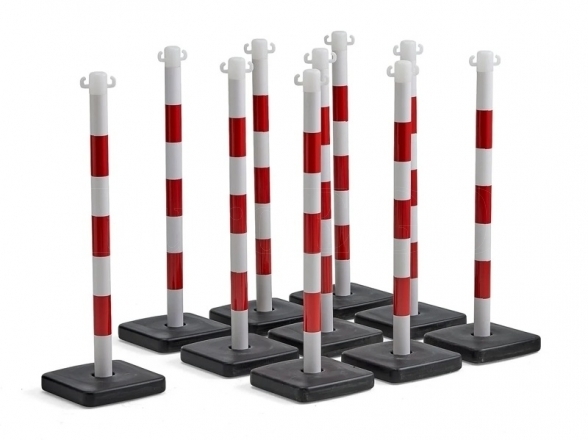 Set of barrier stands 10 pcs.