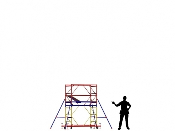 Mobile mounting tower on wheels, RENT 3