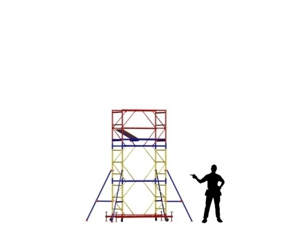 Mobile mounting tower on wheels, RENT 4