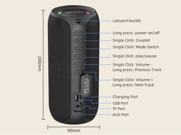 Wireless Speaker - Zealot S32 Max 2