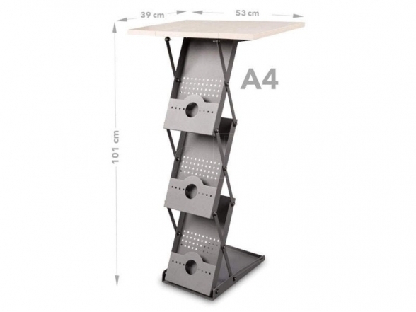 Booklet stand TABLE 1