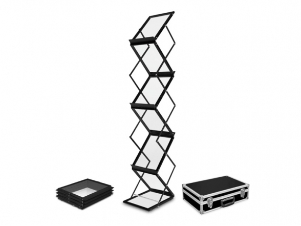 Booklet stand ZigZag A4 BLACK