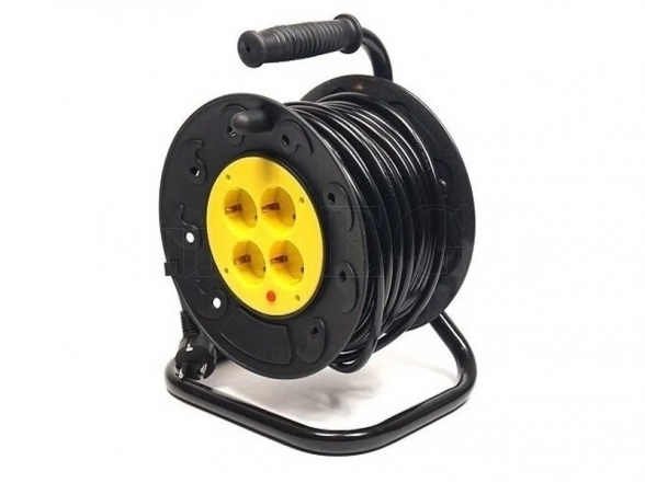 Extension cord with reel 50 m, RENT