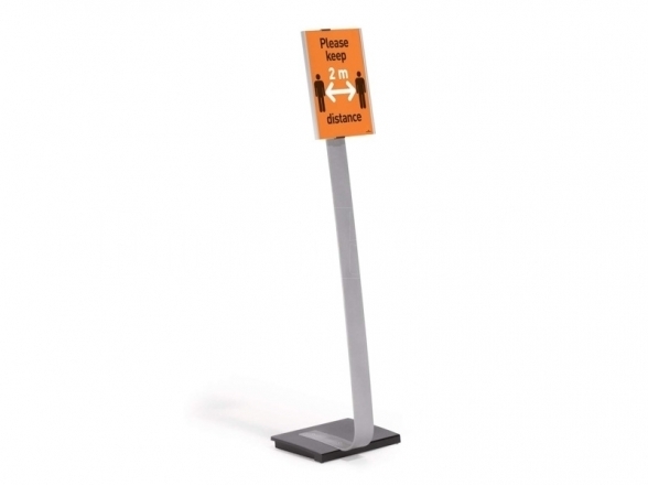 Modern A4 aluminum info stand 2