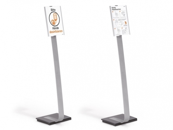 Modern A4 aluminum info stand 1