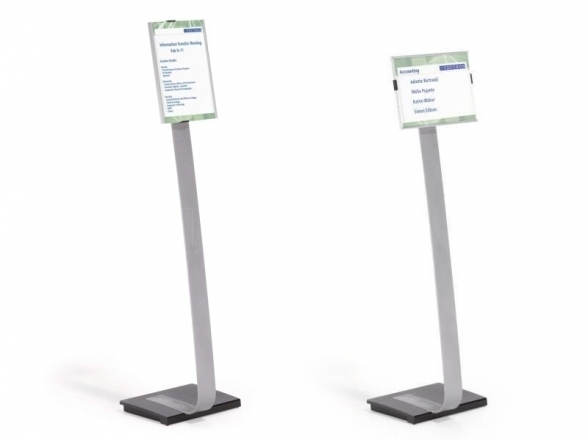 Modern A4 aluminum info stand