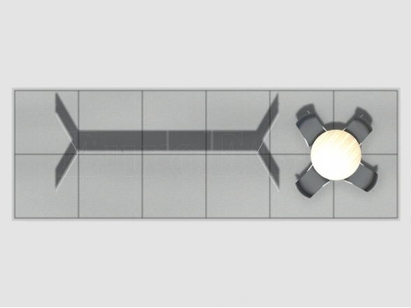 Гибкая стойка FlexiFrame H3-2P-8 1