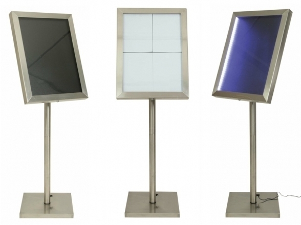 LED menu stand 4xA4