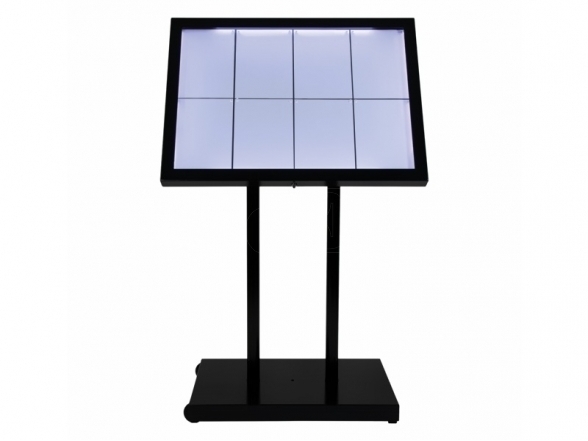 LED menu stand 8xA4 3