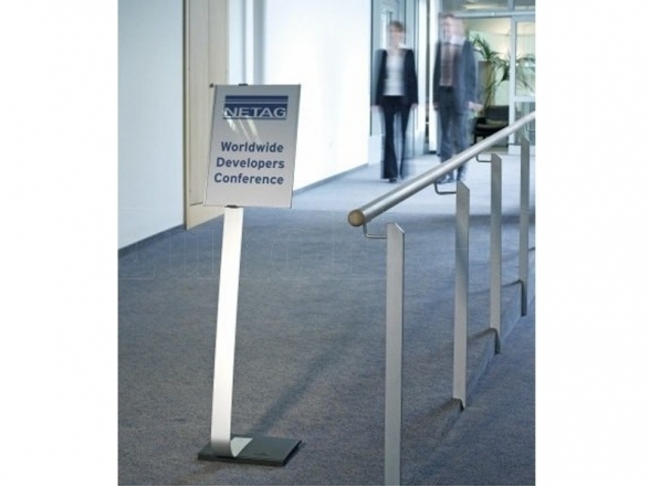 Modern A3 aluminum info stand 3