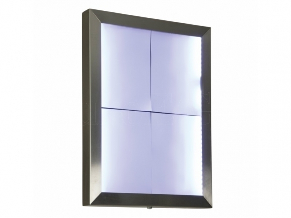 Lockable LED menu board 4xA4