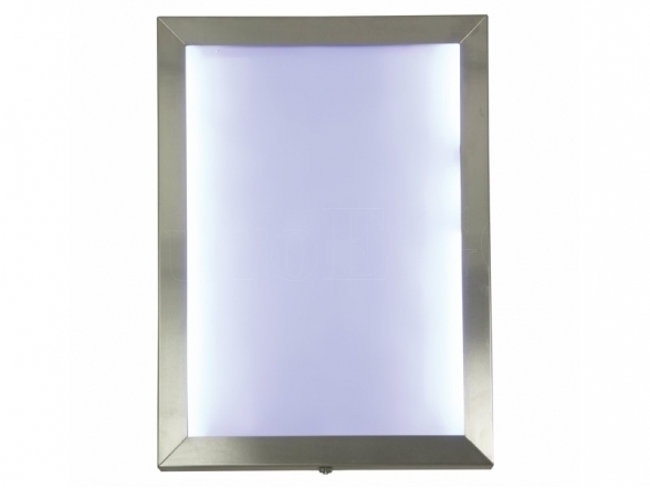 Lockable LED menu board 4xA4 3