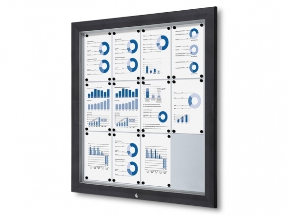 Lockable outdoor display case SCT 18