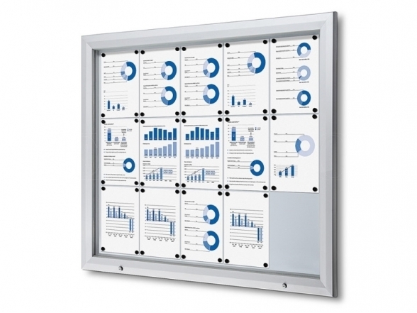 Lockable outdoor display case SCT 29