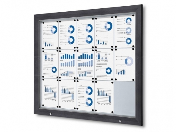 Lockable outdoor display case SCT 19