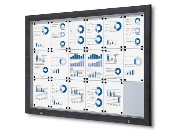 Lockable outdoor display case SCT 20