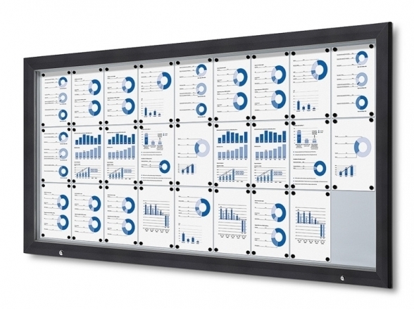 Lockable outdoor display case SCT 23