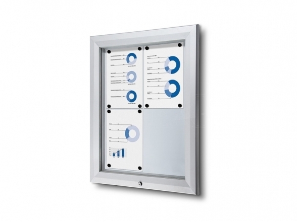 Lockable outdoor display case SCT 34