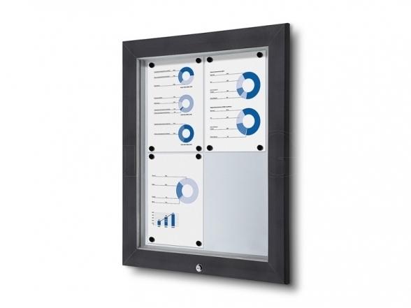 Lockable outdoor display case SCT 24