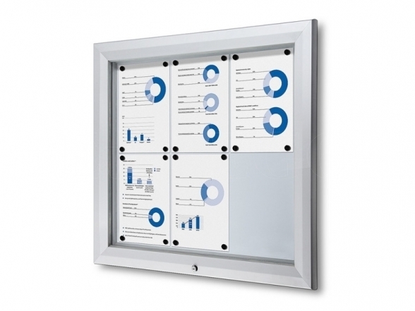 Lockable outdoor display case SCT 35