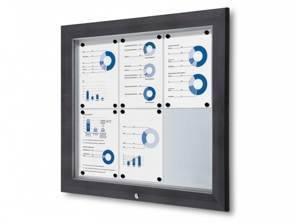 Lockable outdoor display case SCT 25