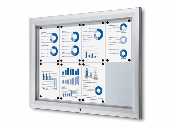 Lockable outdoor display case SCT 36