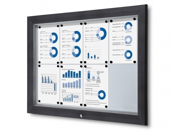 Lockable outdoor display case SCT 26