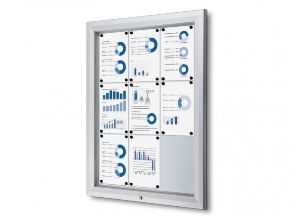 Lockable outdoor display case SCT 37