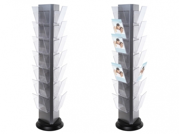 Rotating stand for brochures TRYS 4