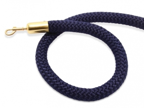 Braided rope, gold ends WGP 5