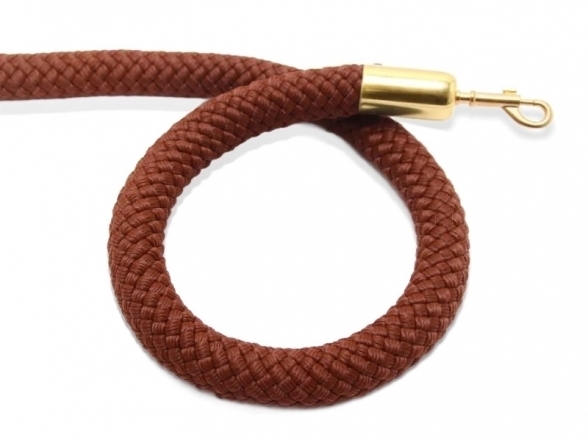 Braided rope, gold ends WGP 9