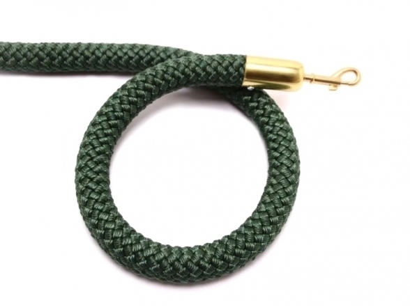 Braided rope, gold ends WGP 10