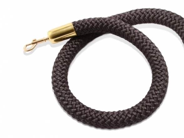 Braided rope, gold ends WGP 7