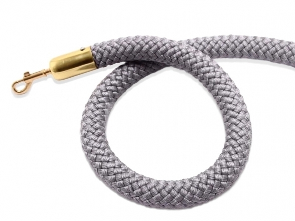 Braided rope, gold ends WGP 6