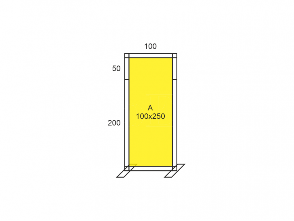 Stand X-10 (photo wall 100x250), RENT 5