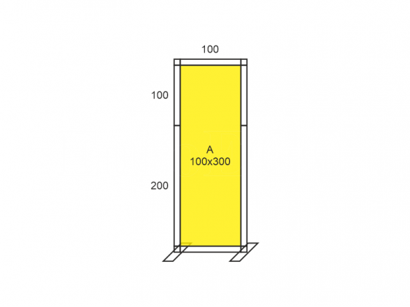 Stand X-10 (photo wall 100x300), RENT 5