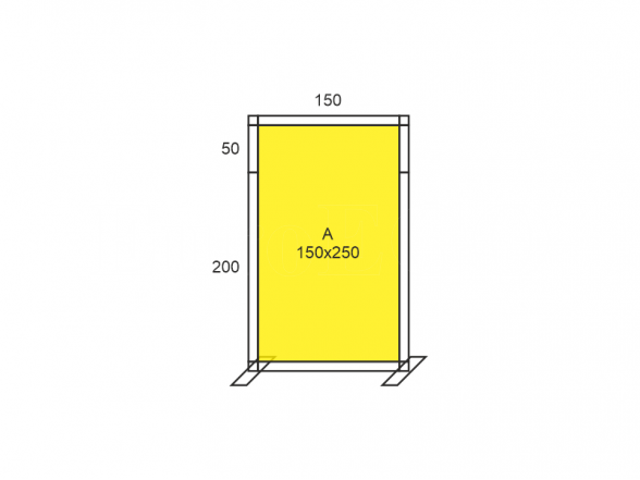 Stand X-10 (photo wall 150x250) 5