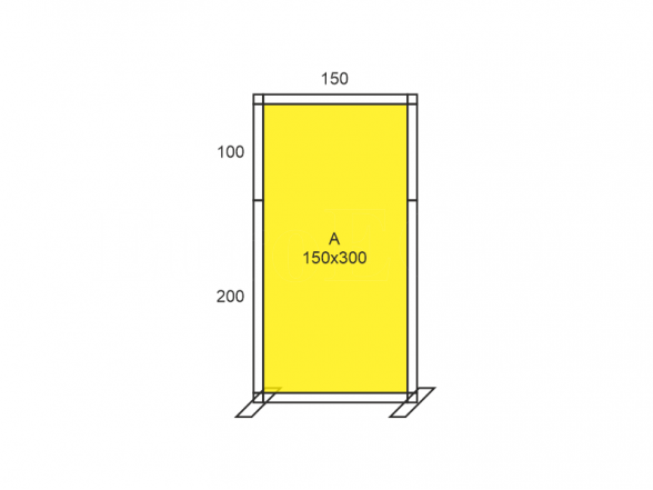 Stand X-10 (photo wall 150x300), RENT 5