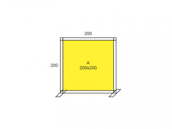 Стенд X-10 (фотостена 200x200), АРЕНДА 5