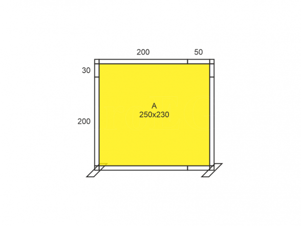 Stand X-10 (photo wall 250x230), RENT 5