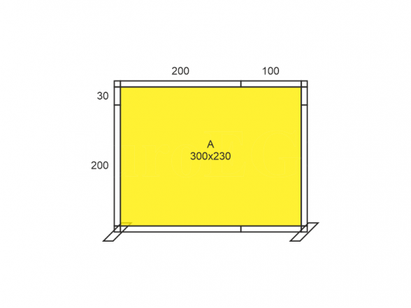 Stand X-10 (photo wall 300x230), RENT 5