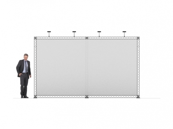 Stand X-10 (photo wall 410x230), RENT 3