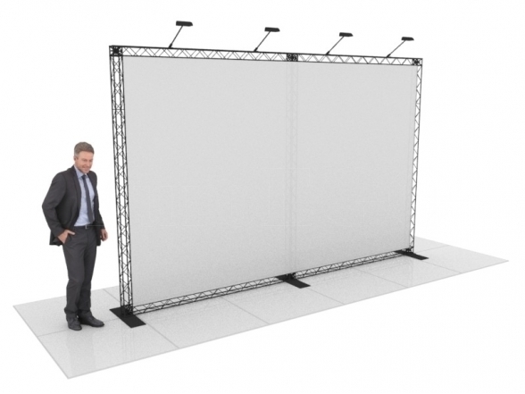 Stand X-10 (photo wall 410x250), RENT