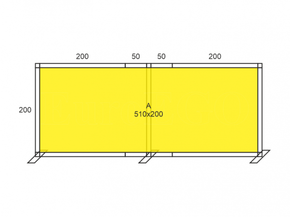 Stand X-10 (photo wall 510x200) 5