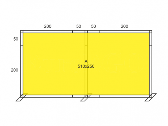 Stand X-10 (photo wall 510x250) 5