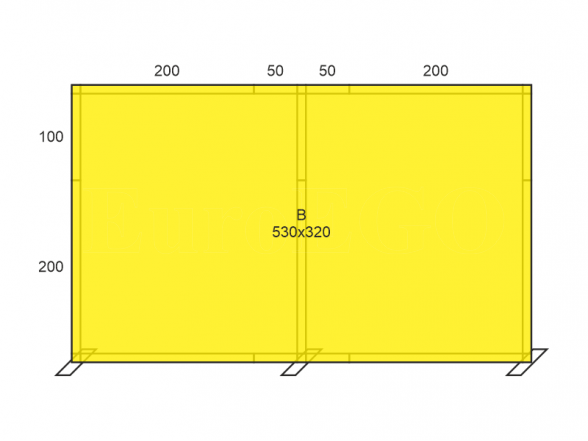 Stand X-10 (photo wall 510x300), RENT 6