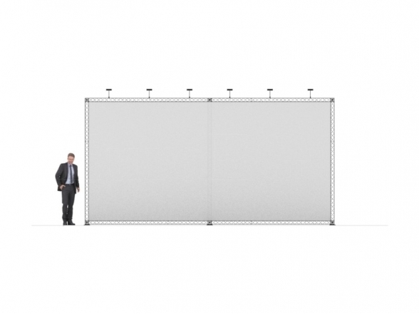 Stand X-10 (photo wall 610x300), RENT 3