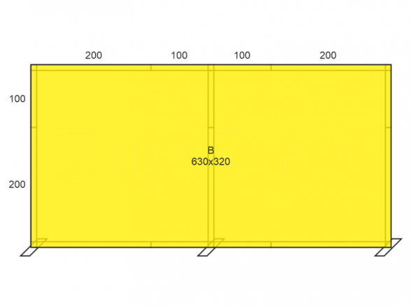 Stand X-10 (photo wall 610x300) 6